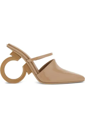 Salvatore Ferragamo Elina 75mm læderkjole