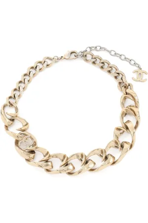 CHANEL CC halskæde med kæde fra 1986-1988