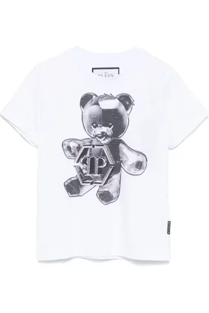 Philipp Plein T-shirt med bamsetryk