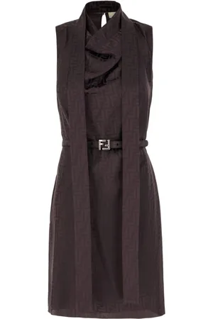 Fendi Kort kjole med FF-motiv