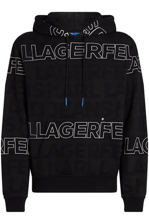 Karl Lagerfeld Hættetrøje med broderet logo
