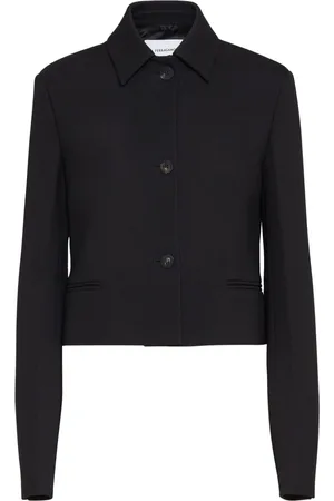 Salvatore Ferragamo Cropped enkeltradet jakke