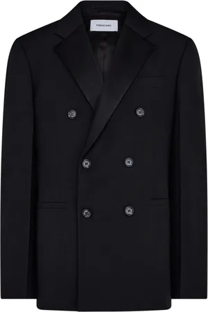 Salvatore Ferragamo Dobbeltradet blazer med spidsrevers