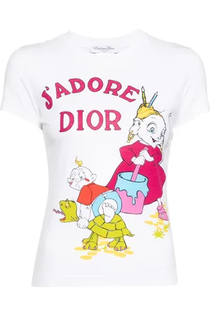 Dior T-shirt med grafisk J