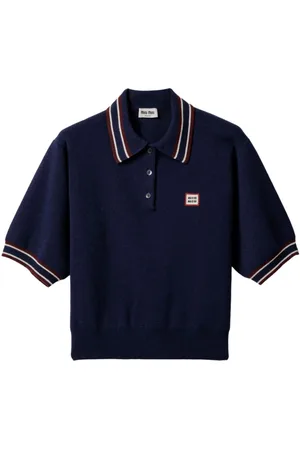 Miu Miu Polo med logomærke