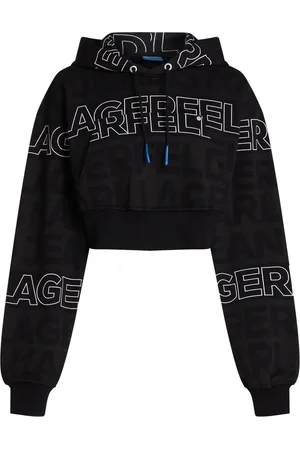Karl Lagerfeld Cropped hættetrøje
