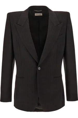 Saint Laurent Enkeltradet Grain de Poudre blazer