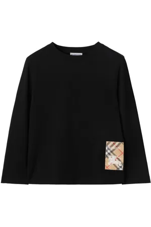 Burberry T-shirt med vintage-ternet mærke