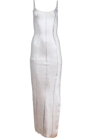 FLEUR DU MAL Korsetkjole med metallisk finish