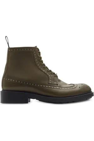 Burberry Læderstøvler med nitter