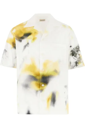 Alexander McQueen Skjorte med batiktryk