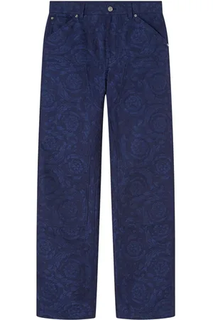 VERSACE Carpenter-bukser i Barocco-jacquard