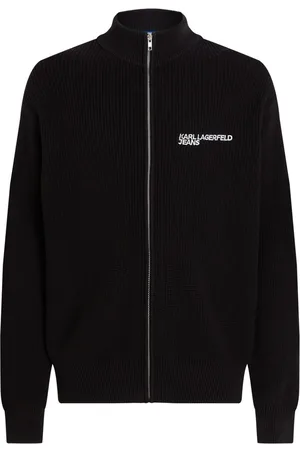 Karl Lagerfeld Cardigan med broderet logo
