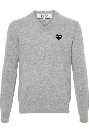 Comme des Garçons Uldtrøje med meleret effekt