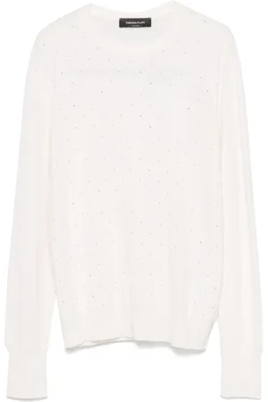 Fabiana Filippi Sweater med krystaludsmykning