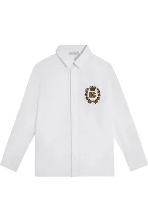 Dolce & Gabbana Skjorte med broderet logo