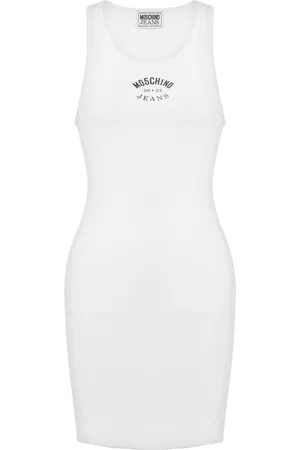 Moschino Kort kjole med logotryk