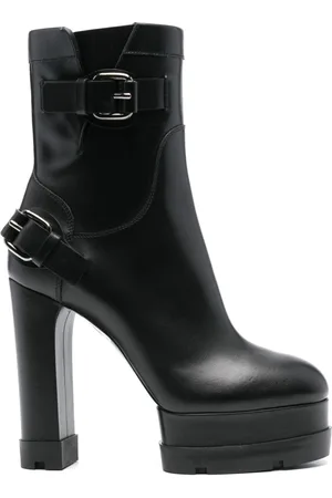 Casadei 130mm ankelstøvler i læder