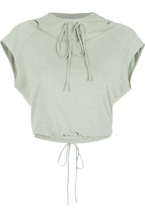 Gloria Coelho Cropped top med hætte