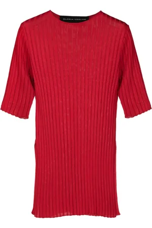 Gloria Coelho Ribbet T-shirt med sideslids