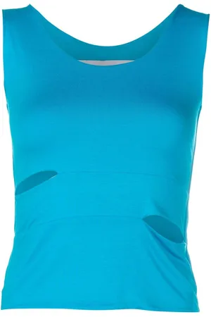 Gloria Coelho ærmeløs tanktop med udskæringsdetalje