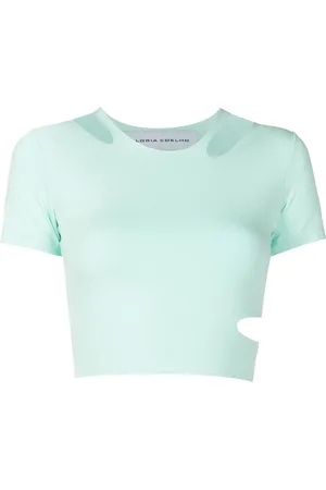 Gloria Coelho Cropped top med udskæringsdetalje