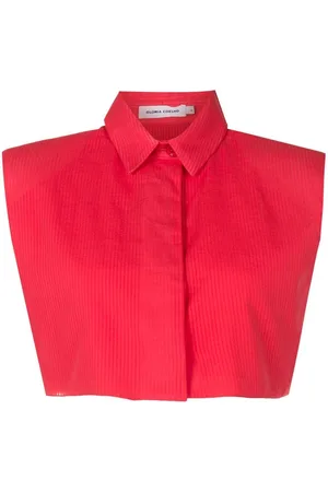 Gloria Coelho Cropped ærmeløs skjorte
