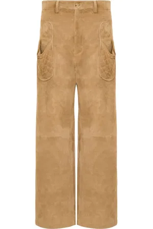 Moschino Bukser i ruskind