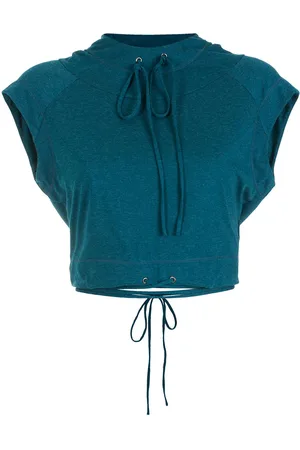 Gloria Coelho Cropped top med hætte