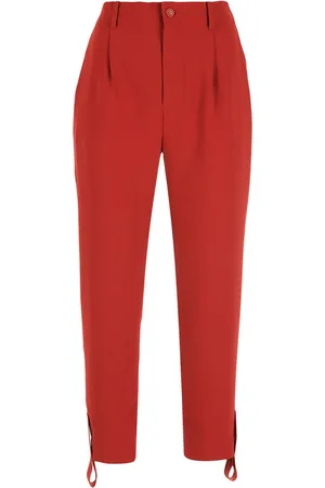 Gloria Coelho Draperede cropped bukser
