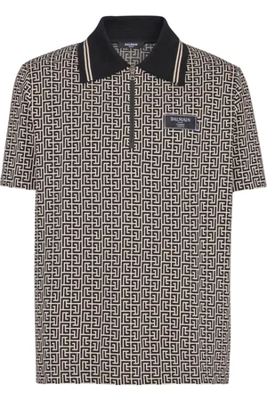 Balmain Labyrinth-polo i jacquard