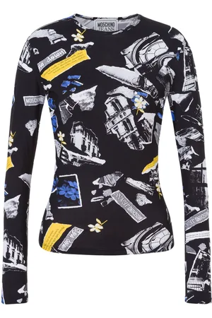 Moschino Top med grafisk tryk