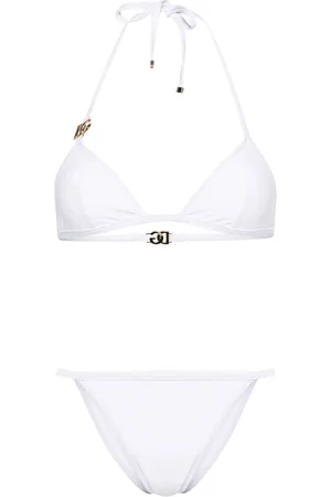 Dolce & Gabbana Bikini med trekantet skål og logo