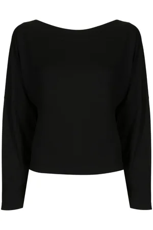 Gloria Coelho Langærmet T-shirt med bådudskæring