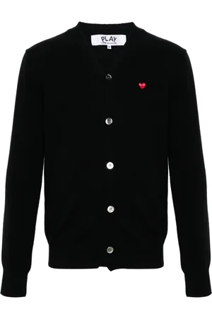 Comme des Garçons Cardigan med hjertemærke