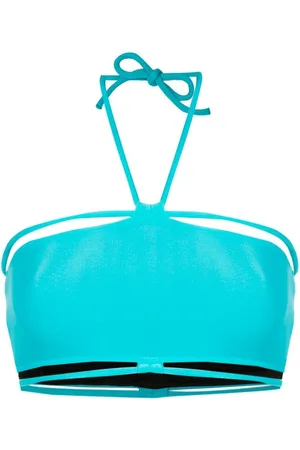 Gloria Coelho Bikinitop med halterneck
