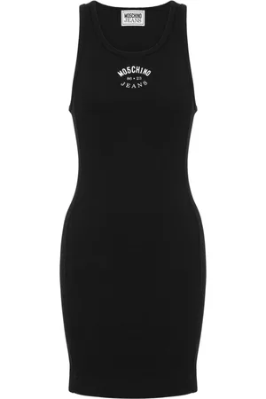 Moschino Kort ribbet kjole