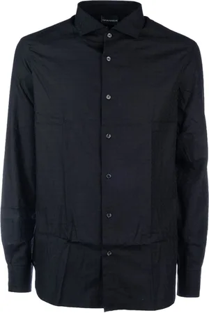 Emporio Armani Skjorte med jacquard-mønster