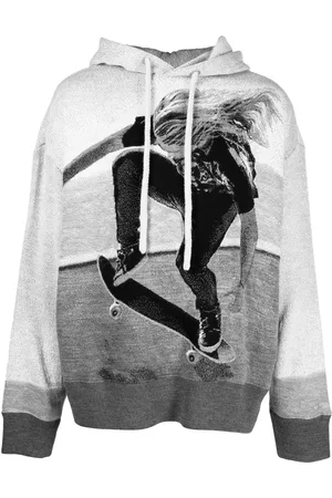 Palm Angels Hættetrøje med skater-tryk