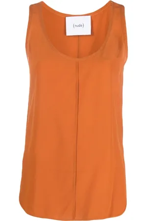 NUDE Tanktop med rund hals