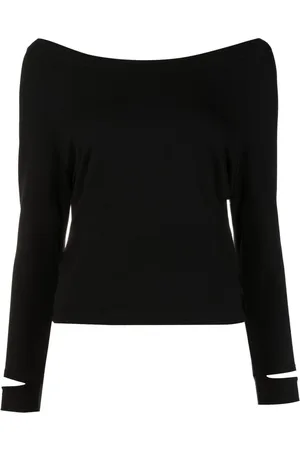 Gloria Coelho T-shirt med udskæringsdetalje