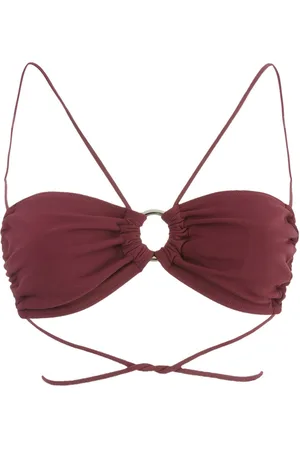 Gloria Coelho Bandeau bikini top
