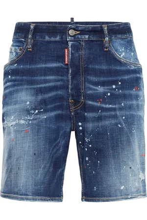 Dsquared2 Shorts med malingssprøjt