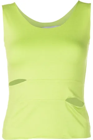 Gloria Coelho ærmeløs tanktop med udskæringsdetalje