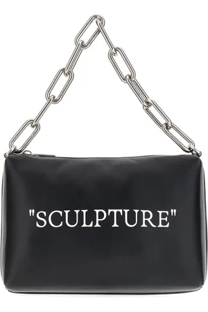 OFF-WHITE Tote i læder med logotryk