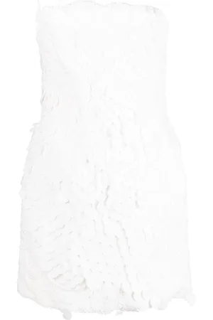 ZIMMERMANN Kort stropløs Tama filigree kjole