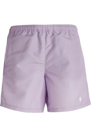 MARCELO BURLON Badeshorts med broderet logo