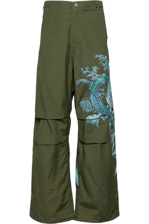 Maharishi Water Dragon bukser med løs pasform