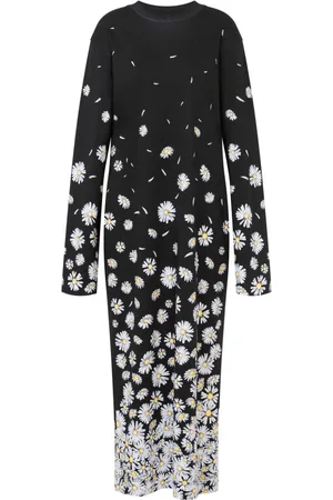 Moschino Lang kjole med blomstertryk