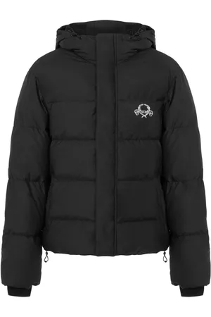 Moschino Dynejakke med broderet logo